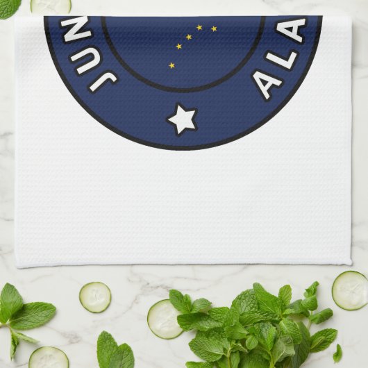 Juneau Alaska Theedoek (Gevouwen)