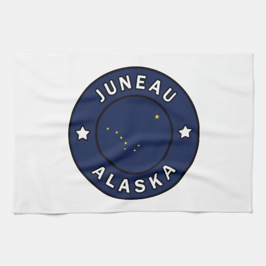 Juneau Alaska Theedoek (Horizontaal)