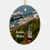 Juneau, Alaska, Tram & Stad, Keramisch Ornament (Rechts)