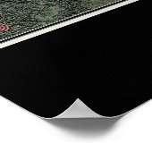 Juneau Alaska van de Ruimtesatellietkaart Poster (Hoek)