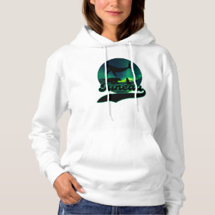 Juneau Alaska Whale Wolf Beer Aurora Northern AK Hoodie