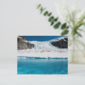 Juneau Icefield Icefall en het superglaciale meer Briefkaart (Staand voorkant)