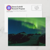 Juneau Icefield Northern Lights Briefkaart UPDATED (Voorkant / Achterkant)