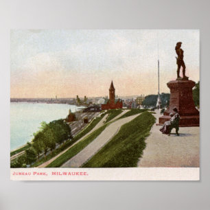 Juneau Park, Milwaukee, Wisconsin  Poster