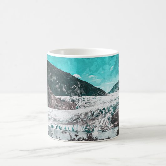 JUNEAU - TONGASS - MENDENHALL GLACIER - ALASKA US KOFFIEMOK (Center)