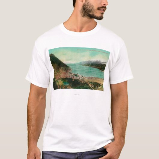 Juneau, Uitzicht van de stad Alaska met Treadwell- T-shirt (Voorkant)