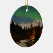 Juneau's noordelijk licht keramisch ornament (Rechts)