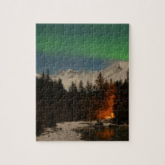 Juneau's noordelijk licht legpuzzel