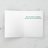 Junebug het negende rendier feestdagen kaart (Binnen)