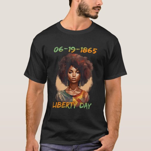 Junenth African American Independence Day T-shirt (Voorkant)