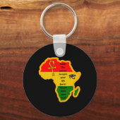 Junenth Afrikaanse ankh wer citaat Sleutelhanger (Voorkant)