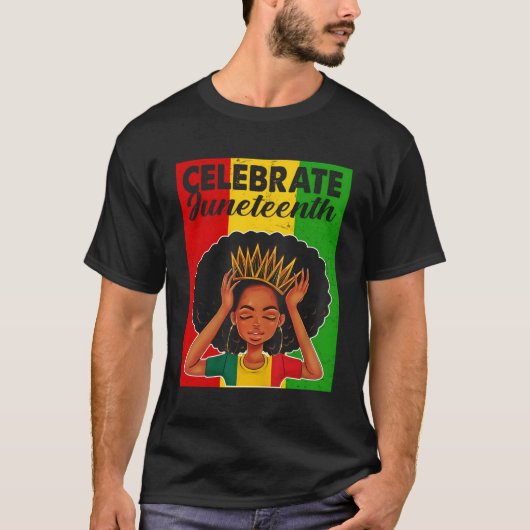 Junenth is mijn Onafhankelijkheidsdag en viert Jun T-shirt (Voorkant)
