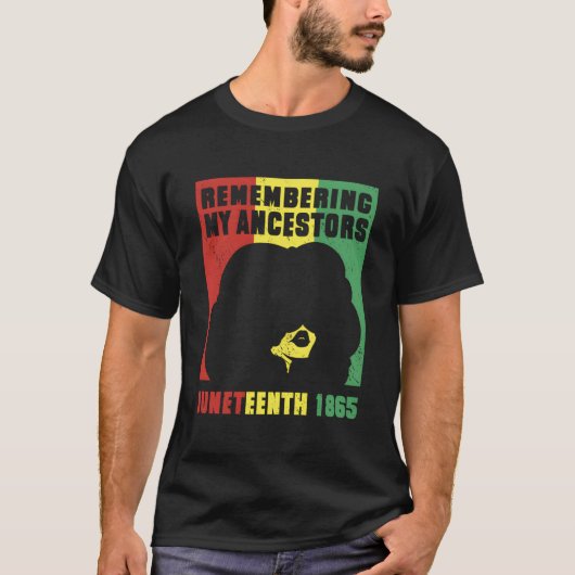 Junenth Mijn Voorouders Herinneren T-shirt (Voorkant)