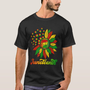 Junenth Zwart Afrikaans Amerikaans Juni 1865 T-shirt