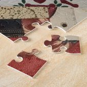 June's "Old Maid" Quilt Puzzle Legpuzzel (Zijkant)