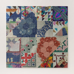 June's "Old Maid" Quilt Puzzle Legpuzzel