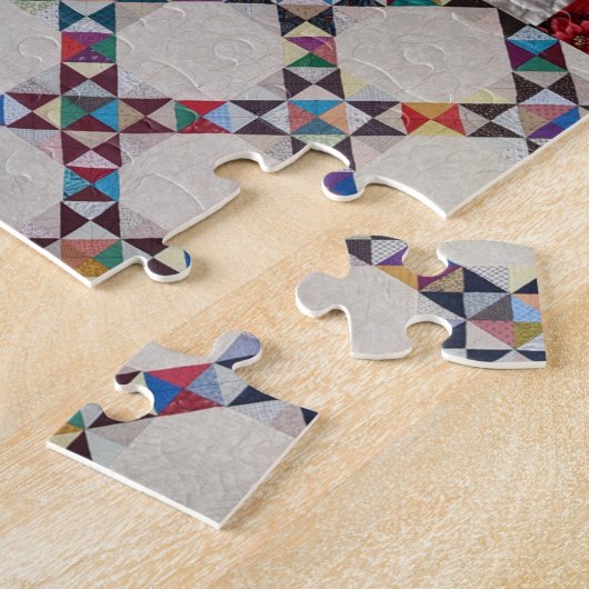 June's Quilt Puzzle Legpuzzel (Zijkant)
