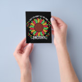 Juneteententh Sunflower Flyer (Hand)