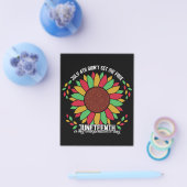 Juneteententh Sunflower Flyer (Enkel)