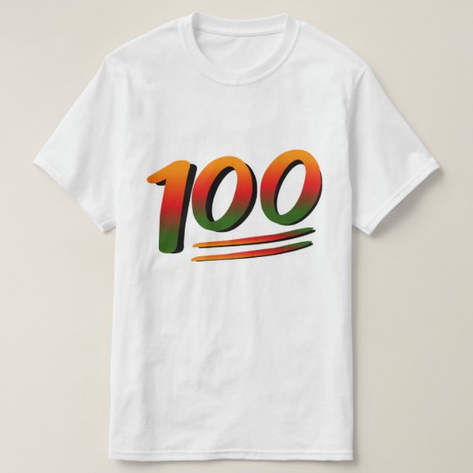 Juneteenth 100 hooghouden t-shirt (Design voorkant)