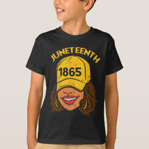 Juneteenth 1865 19th Woman Black Pride Afrika T-shirt