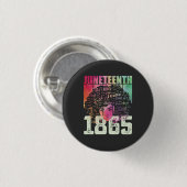 Juneteenth 1865 Afro-Amerikaanse Zwarte Vrijheid Ronde Button 3,2 Cm (Voorkant /achterkant)