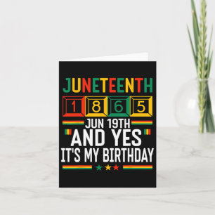 Juneteenth 1865 Black History Month en ja het is m Kaart