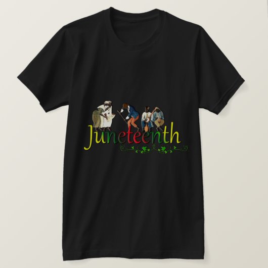 Juneteenth 1865: Breaking Every Chain - Bold Herit T-shirt (Design voorkant)