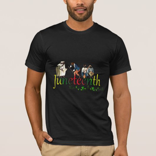 Juneteenth 1865: Breaking Every Chain - Bold Herit T-shirt (Voorkant)