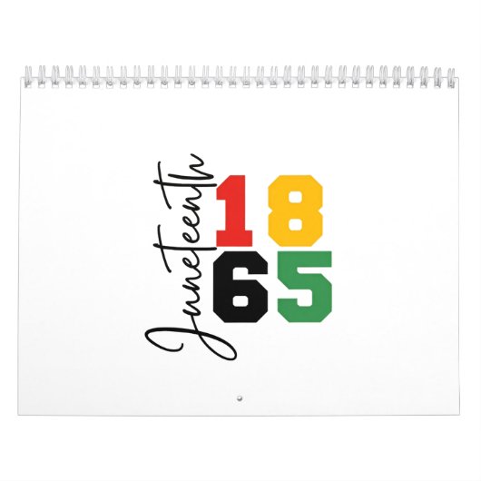 Juneteenth 1865 De echte Onafhankelijkheidsdag Kalender (Hoes)