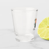 Juneteenth 1865 De echte Onafhankelijkheidsdag Shot Glas (Links)