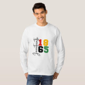Juneteenth 1865 De echte Onafhankelijkheidsdag T-shirt (Voorkant volledig)