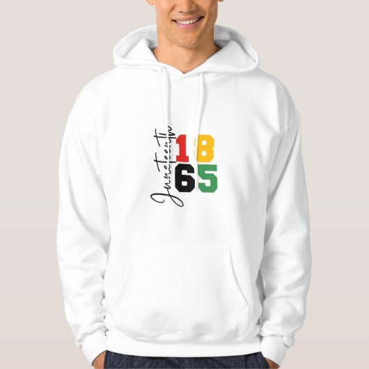 Juneteenth 1865 De Werkelijke Onafhankelijkheidsda Hoodie (Voorkant)