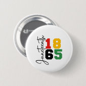 Juneteenth 1865 De Werkelijke Onafhankelijkheidsda Ronde Button 5,7 Cm (Voorkant /achterkant)