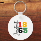 Juneteenth 1865 De Werkelijke Onafhankelijkheidsda Sleutelhanger (Voorkant)