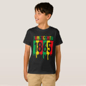Juneteenth 1865 Drip African American Mannen Vrouw T-shirt (Voorkant volledig)