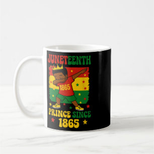 Juneteenth 1865 Groovy Peuter Jongen Dabbing Prins Koffiemok