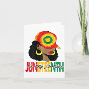 Juneteenth 1865 is mijn verjaardag voor vrouwen en kaart