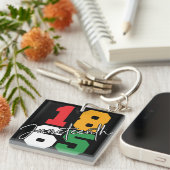 Juneteenth 1865 June 19th Sleutelhanger (Voorkant Rechts)