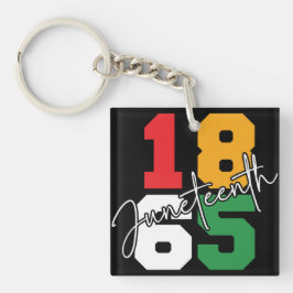 Juneteenth 1865 June 19th Sleutelhanger