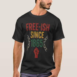 Juneteenth 1865 Merch Zwarte Mensen T-shirt Vrijhe
