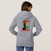 Juneteenth 1865 My Independence Day Pan-Afrikaans Hoodie (Achterkant volledig)
