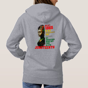 Juneteenth 1865 My Independence Day Pan-Afrikaans Hoodie