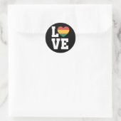 Juneteenth 1865 Pride Afro-Amerikaanse Viering Ronde Sticker (Tas)
