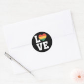 Juneteenth 1865 Pride Afro-Amerikaanse Viering Ronde Sticker (Envelop)
