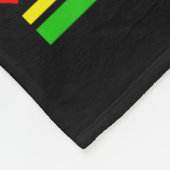 Juneteenth 1865 Pride Viering Zwarte Vrouwen Afrik Fleece Deken (Hoek)
