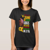 Juneteenth 1865 Remembering My Ancestors Black Fre T-shirt (Voorkant)