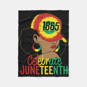Juneteenth 1865 Vier Vrijheidsdag Afrikaanse Amer Fleece Deken