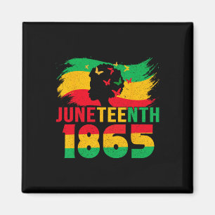 Juneteenth 1865 vieren vrijheid Juneteenth Black Magneet