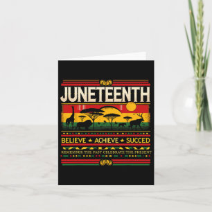 Juneteenth 1865 viering  kaart